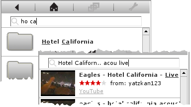 VTap Incremental
search